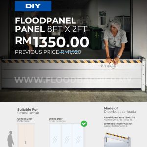 8ft x 2ft Flood Barrier (FloodPanel)